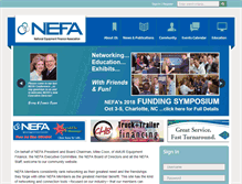 Tablet Screenshot of nefassociation.org